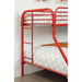 Opal Red Twin/Full Bunk Bed - Casa Morelos / Coahuila Furniture (Oklahoma City, OK)