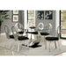 ORLA Silver/Black Side Chair (2/CTN) - Casa Morelos / Coahuila Furniture (Oklahoma City, OK)