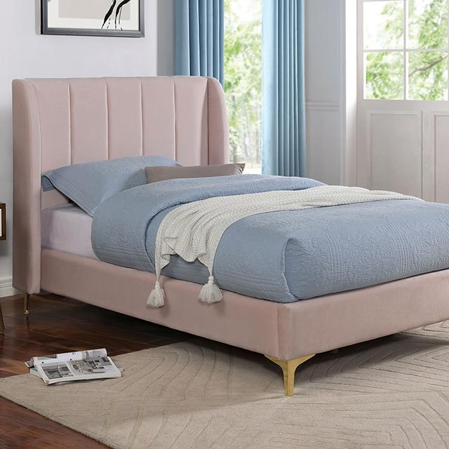 PEARL Full, Queen, & Twin Bed, Light Pink - Casa Morelos / Coahuila Furniture (Oklahoma City, OK)