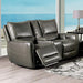 PHINEAS Power Loveseat, Gray - Casa Morelos / Coahuila Furniture (Oklahoma City, OK)