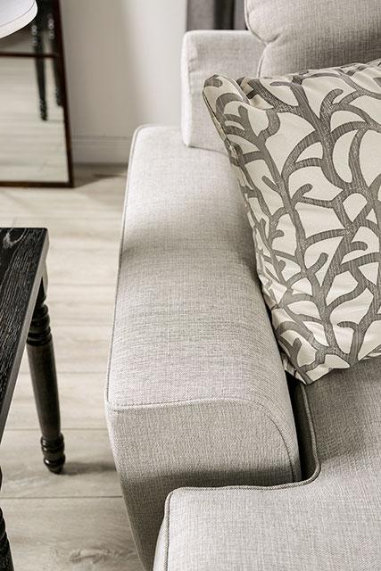 PICOTEE Sofa, Light Gray/Black - Casa Morelos / Coahuila Furniture (Oklahoma City, OK)