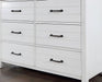 PRIAM Dresser, White/Gray - Casa Morelos / Coahuila Furniture (Oklahoma City, OK)