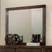 Rexburg Wire-Brushed Rustic Brown Mirror - Casa Morelos / Coahuila Furniture (Oklahoma City, OK)