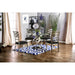ROXO Silver/Black Round Dining Table - Casa Morelos / Coahuila Furniture (Oklahoma City, OK)