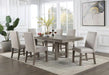 SAN ANTONIO Dining Table w/ 1 X 18" Leaf - Casa Morelos / Coahuila Furniture (Oklahoma City, OK)
