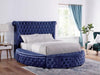 SANSOM E.King & Queen Bed, Black, Blue, & Grey - Casa Morelos / Coahuila Furniture (Oklahoma City, OK)