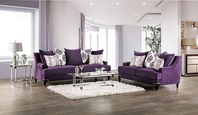 Sisseton Purple Sofa - Casa Morelos / Coahuila Furniture (Oklahoma City, OK)
