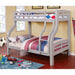 SOLPINE Gray & Oak Twin/Full Bunk Bed - Casa Morelos / Coahuila Furniture (Oklahoma City, OK)