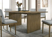 ST GALLEN Dining Table, Natural Tone/Light Gray - Casa Morelos / Coahuila Furniture (Oklahoma City, OK)