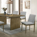 ST GALLEN Dining Table, Natural Tone/Light Gray - Casa Morelos / Coahuila Furniture (Oklahoma City, OK)
