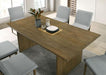 ST GALLEN Dining Table, Natural Tone/Light Gray - Casa Morelos / Coahuila Furniture (Oklahoma City, OK)