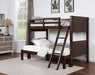 STAMOS Full/Full, Twin/Full, & Twin/twin Bunk Bed, Walnut - Casa Morelos / Coahuila Furniture (Oklahoma City, OK)