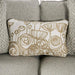 STEPHNEY Sofa, Gray/Gold - Casa Morelos / Coahuila Furniture (Oklahoma City, OK)