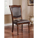 Sylvana Brown Cherry/Espresso Side Chair (2/CTN) - Casa Morelos / Coahuila Furniture (Oklahoma City, OK)