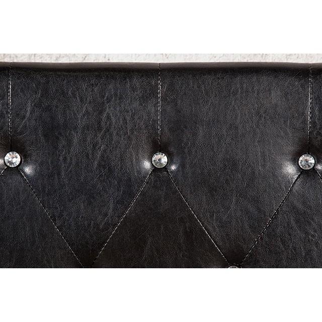 Velen Black Cal.King, E.King, Full, & Twin Bed Black & White - Casa Morelos / Coahuila Furniture (Oklahoma City, OK)