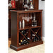VOLTAIRE Dark Cherry Bar Table - Casa Morelos / Coahuila Furniture (Oklahoma City, OK)