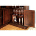 VOLTAIRE Dark Cherry Curio - Casa Morelos / Coahuila Furniture (Oklahoma City, OK)