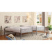 RAINBOW Silver Metal Twin/Twin Bunk Bed - Casa Morelos / Coahuila Furniture (Oklahoma City, OK)