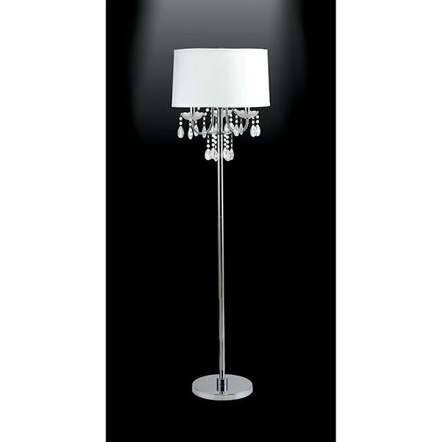 Jada White Floor Lamp - Casa Morelos / Coahuila Furniture (Oklahoma City, OK)