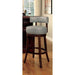 SHIRLEY Dark Oak/Gray 29" Bar Stool - Casa Morelos / Coahuila Furniture (Oklahoma City, OK)