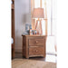 Lea Mahogany Night Stand - Casa Morelos / Coahuila Furniture (Oklahoma City, OK)
