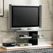 Neapoli Black/White 63" TV Console - Casa Morelos / Coahuila Furniture (Oklahoma City, OK)