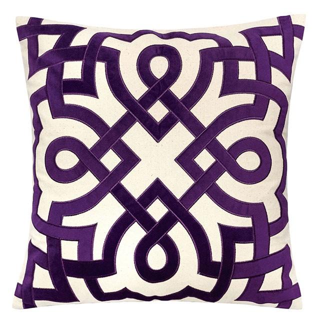 Jorja Purple 20" X 20" Pillow, Purple - Casa Morelos / Coahuila Furniture (Oklahoma City, OK)