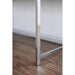 Loke White/Chrome Computer Desk - Casa Morelos / Coahuila Furniture (Oklahoma City, OK)