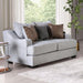 SKYLINE Loveseat, Light Gray/Brown - Casa Morelos / Coahuila Furniture (Oklahoma City, OK)