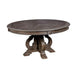 Arcadia Rustic Natural Tone Round Dining Table - Casa Morelos / Coahuila Furniture (Oklahoma City, OK)