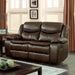 Pollux Brown Love Seat - Casa Morelos / Coahuila Furniture (Oklahoma City, OK)