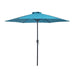 Lali 9 Ft Outdoor Umbrella + 21" Round Base - Casa Morelos / Coahuila Furniture (Oklahoma City, OK)