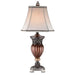 Luna Glossy Brown Table Lamp (2/CTN) - Casa Morelos / Coahuila Furniture (Oklahoma City, OK)