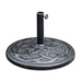 Lali 9 Ft Outdoor Umbrella + 21" Round Base - Casa Morelos / Coahuila Furniture (Oklahoma City, OK)