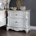 ROSALIND Night Stand, Pearl White - Casa Morelos / Coahuila Furniture (Oklahoma City, OK)