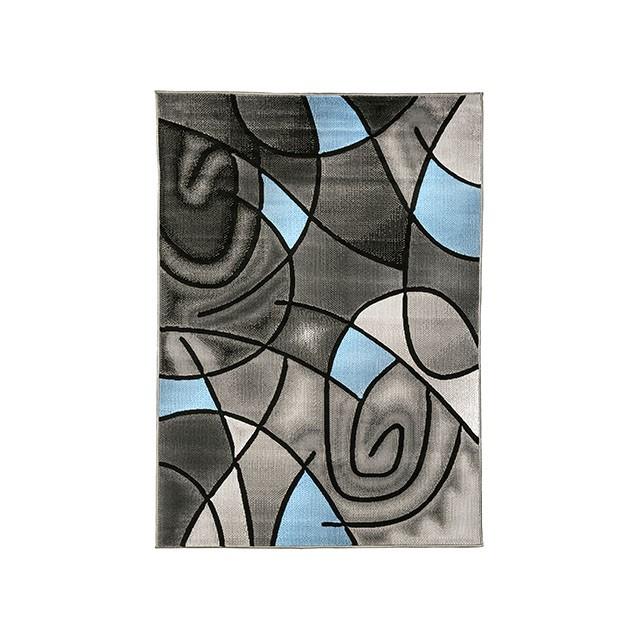 Sivas Charcoal Blue 8' X 10' Area Rug - Casa Morelos / Coahuila Furniture (Oklahoma City, OK)