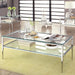 TANIKA Chrome Coffee Table, Chrome - Casa Morelos / Coahuila Furniture (Oklahoma City, OK)