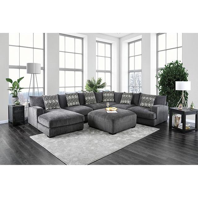 Kaylee Gray U-Shaped Sectional - Casa Morelos / Coahuila Furniture (Oklahoma City, OK)