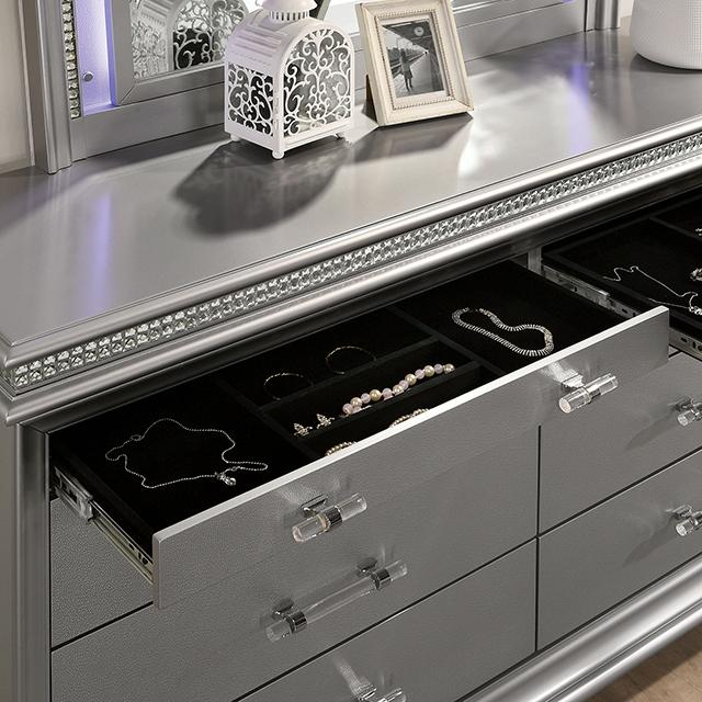 MADDIE Dresser, Silver - Casa Morelos / Coahuila Furniture (Oklahoma City, OK)