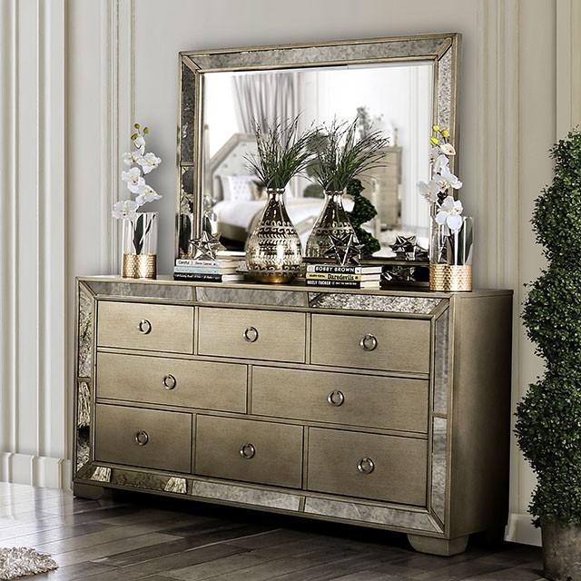 LORAINE Champagne Mirror - Casa Morelos / Coahuila Furniture (Oklahoma City, OK)