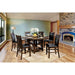 MEAGAN II Brown Cherry Round Counter Ht. Table - Casa Morelos / Coahuila Furniture (Oklahoma City, OK)