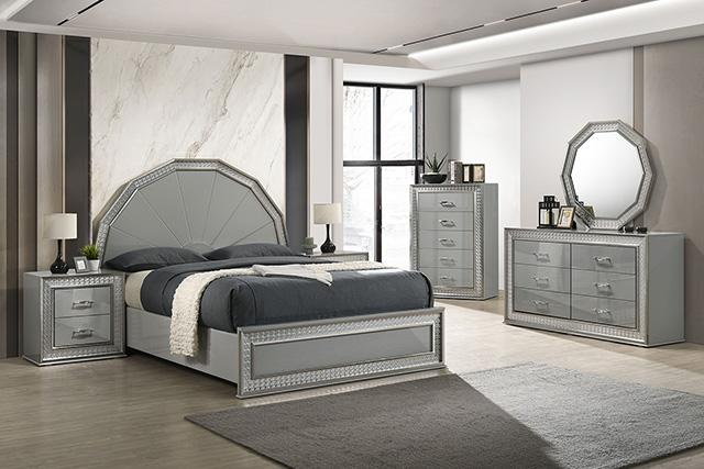 Cassiopeia E.King & Queen Bed Squre & Circular - Casa Morelos / Coahuila Furniture (Oklahoma City, OK)
