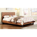 Evans E.King & Cal.King Bed Espressso, White, & Camel - Casa Morelos / Coahuila Furniture (Oklahoma City, OK)