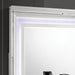 Emmeline Bed Silver & White - Casa Morelos / Coahuila Furniture (Oklahoma City, OK)