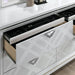 Emmeline Bed Silver & White - Casa Morelos / Coahuila Furniture (Oklahoma City, OK)