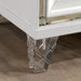 Emmeline Bed Silver & White - Casa Morelos / Coahuila Furniture (Oklahoma City, OK)