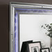 Emmeline Bed Silver & White - Casa Morelos / Coahuila Furniture (Oklahoma City, OK)
