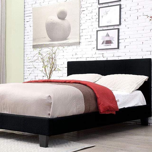 Sims Bed Grey & Black - Casa Morelos / Coahuila Furniture (Oklahoma City, OK)