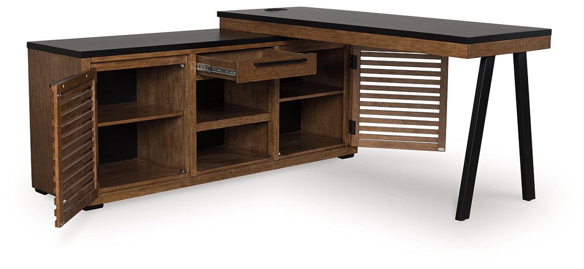 Kallari Credenza with Desk Return - Casa Morelos / Coahuila Furniture (Oklahoma City, OK)