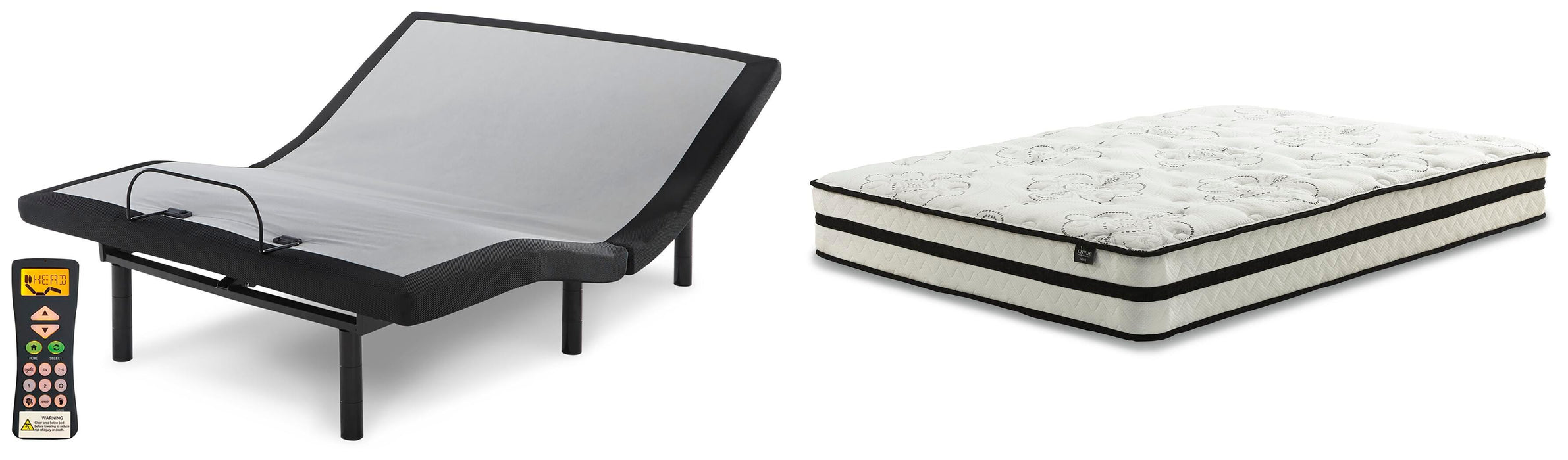 Chime 10 Inch Hybrid Mattress Package - Casa Morelos / Coahuila Furniture (Oklahoma City, OK)